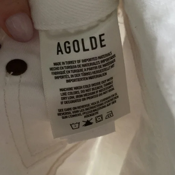 AGOLDE 90’s mid rise loose in vanish jeans #311